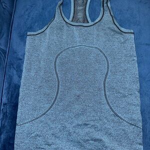 lululemon athletica Blue and Gray Tank Top